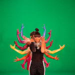 Senhit backstage foto di Comunicarlo