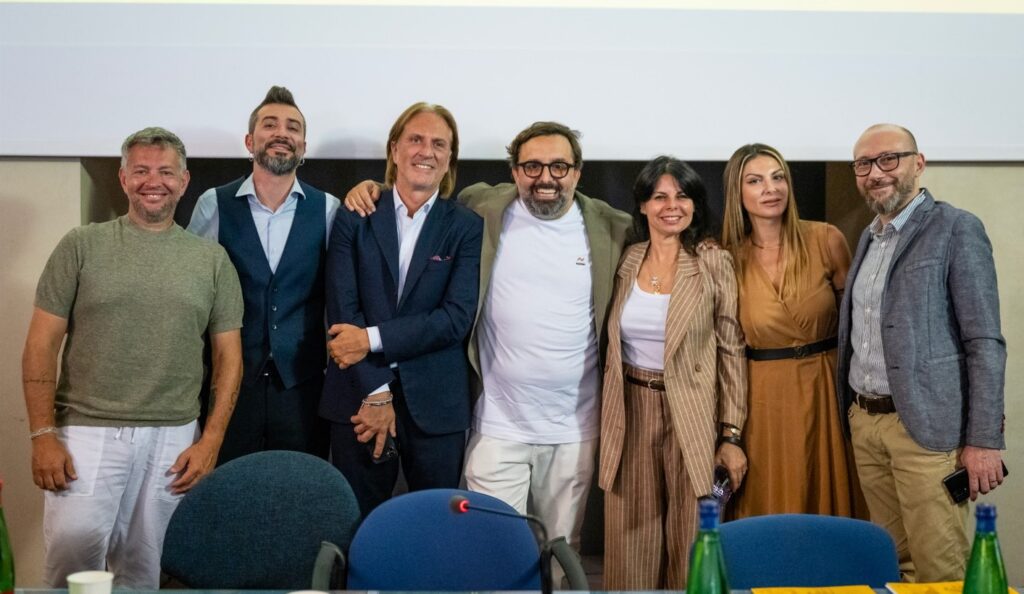 Un momento della conferenza stampa