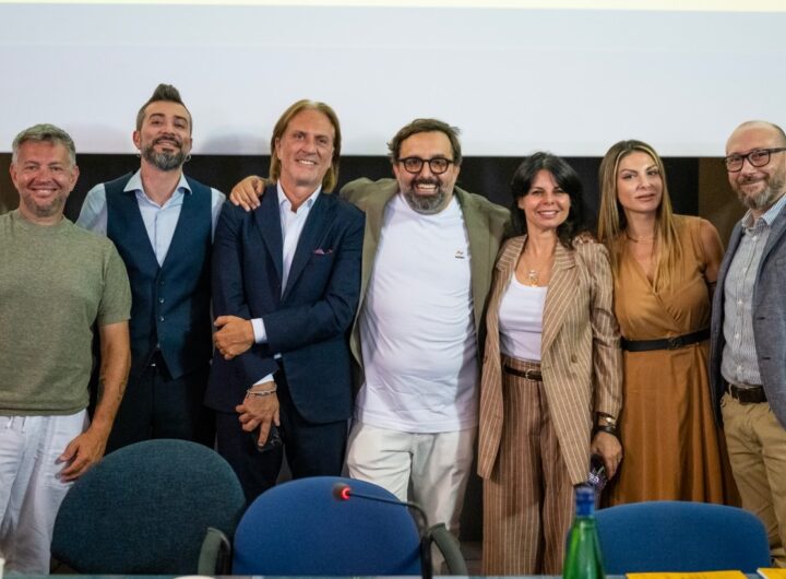 Un momento della conferenza stampa