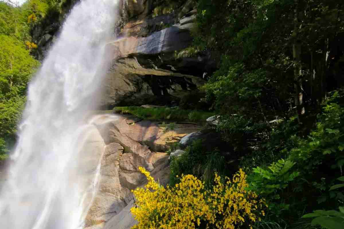cascata a pochi km da torino