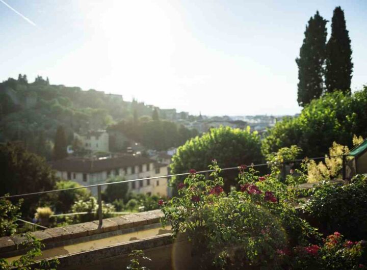 giardino delle rose più bello d'Italia, vista unica
