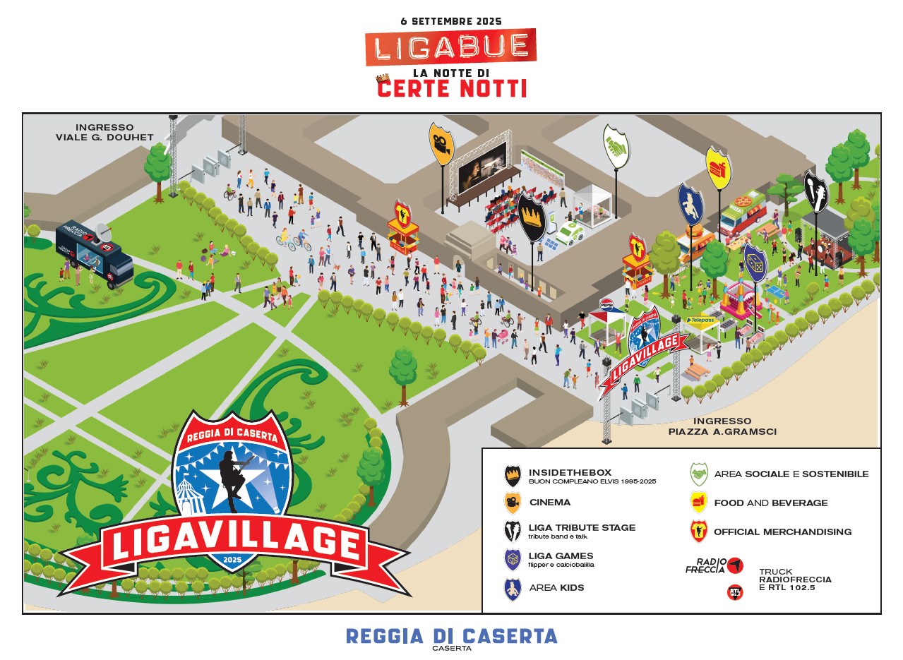 Mappa Ligabue Caserta