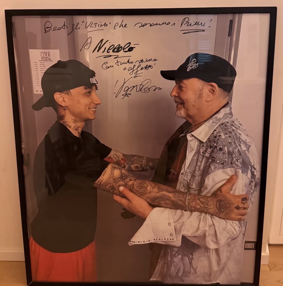 Ultimo e Vasco Rossi